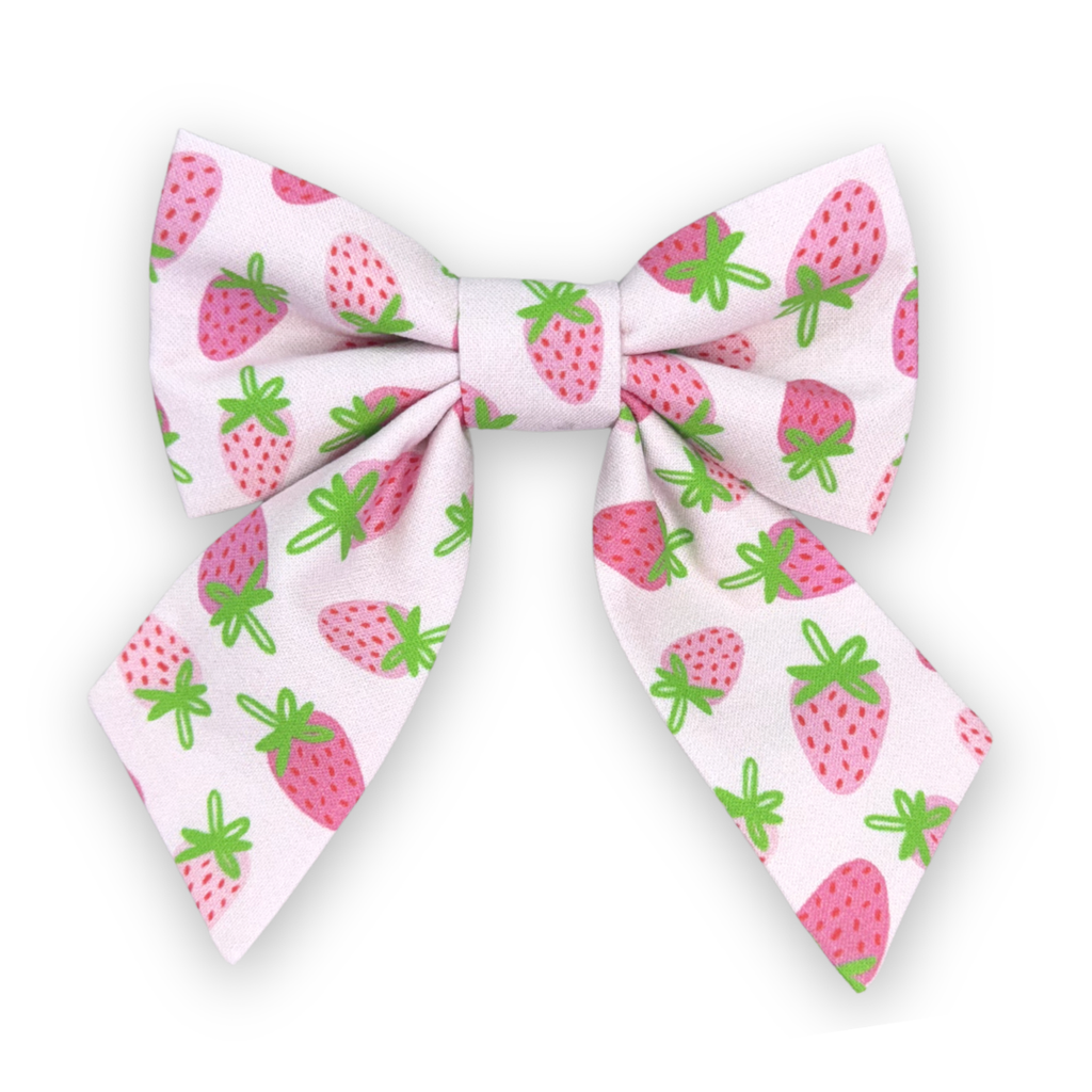 Strawberries Sailor Bow