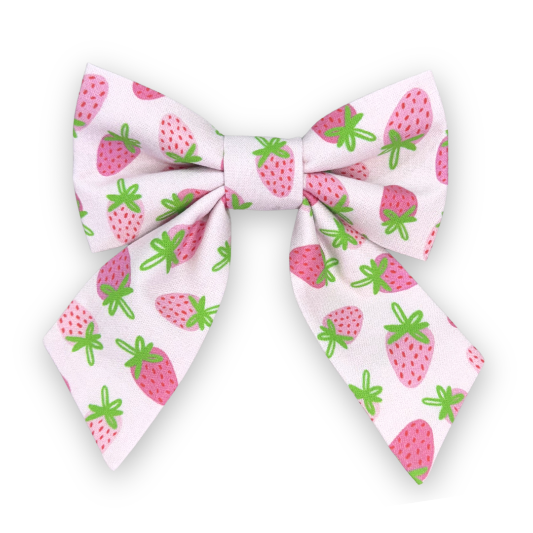 Strawberries Sailor Bow