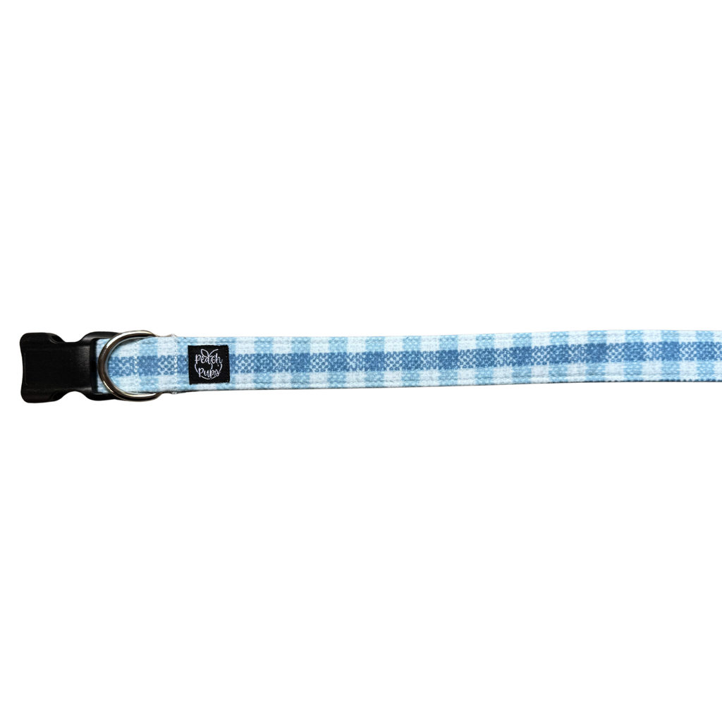 Blue Tweed Collar
