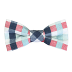 Red, White, and Blue Gingham Bow Tie