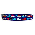 Red, White, and Blue Whales Collar