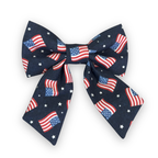 American Flags Sailor Bow