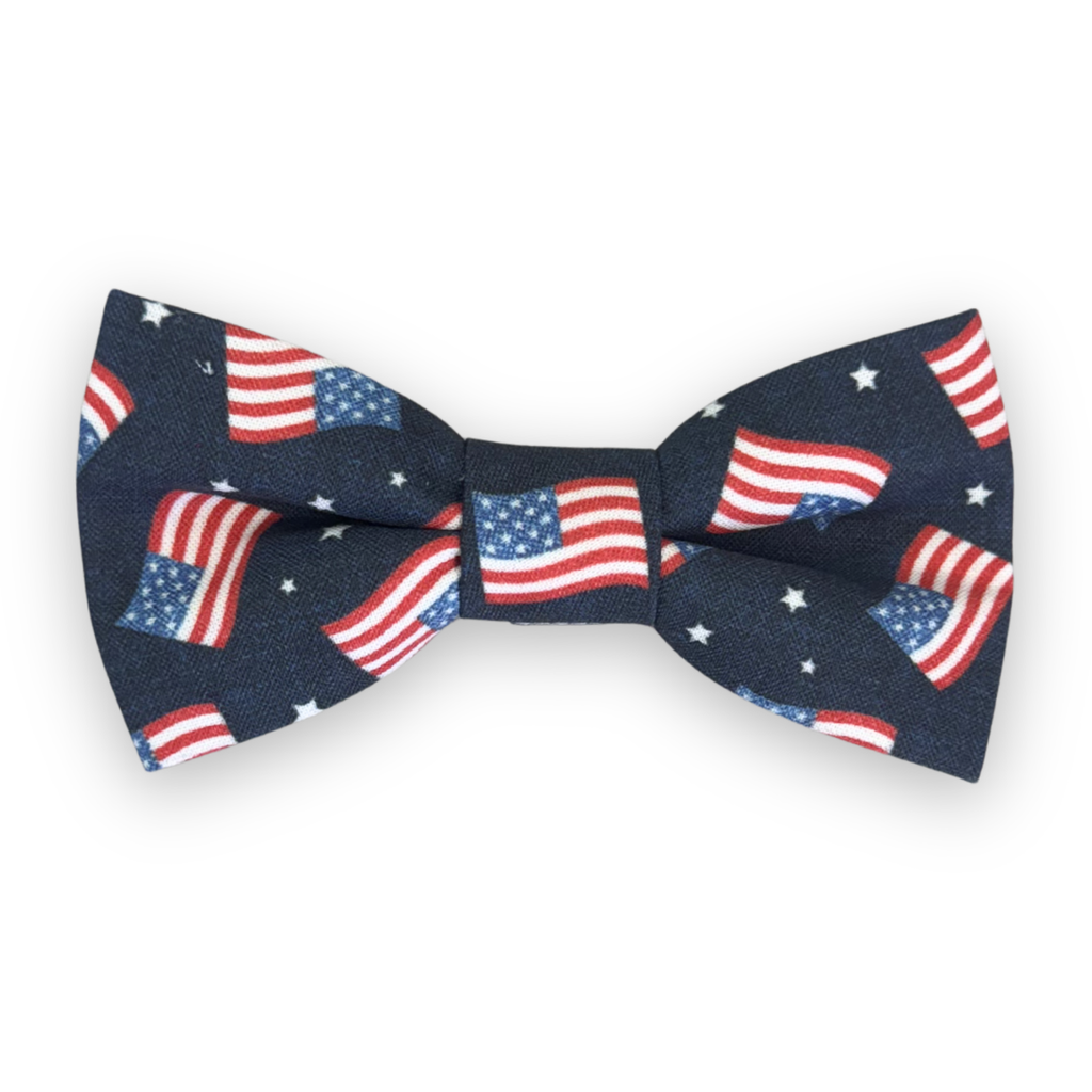 American Flag Bow Tie