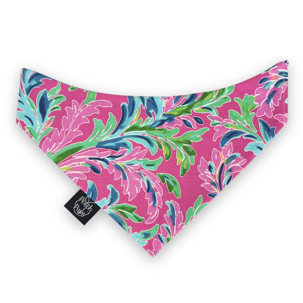 Pink Palms Bandana