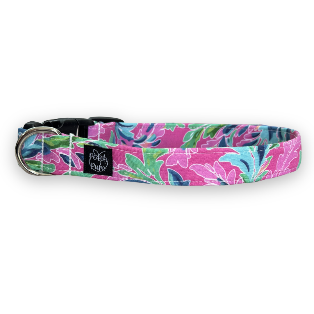 Pink Palms Collar