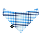 Blue Ombre Plaid Bandana