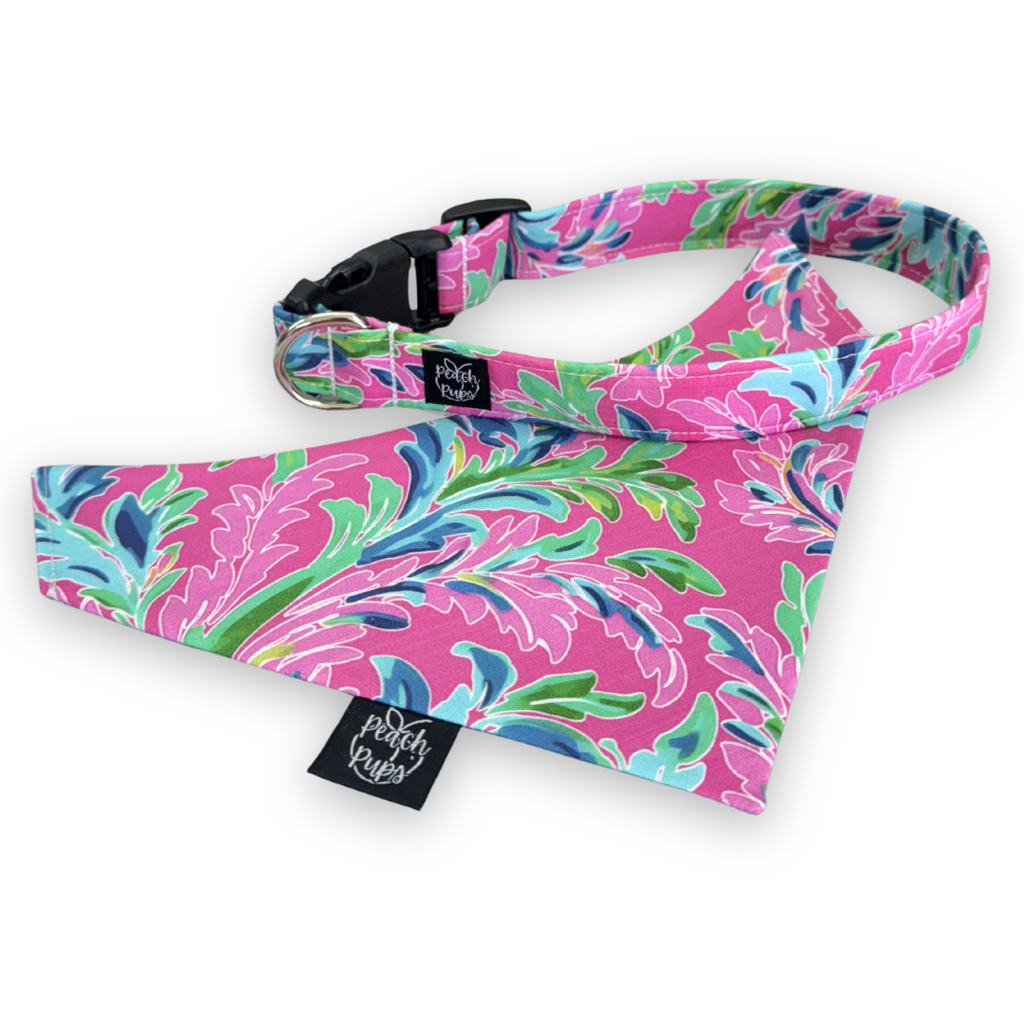 Pink Palms Collar