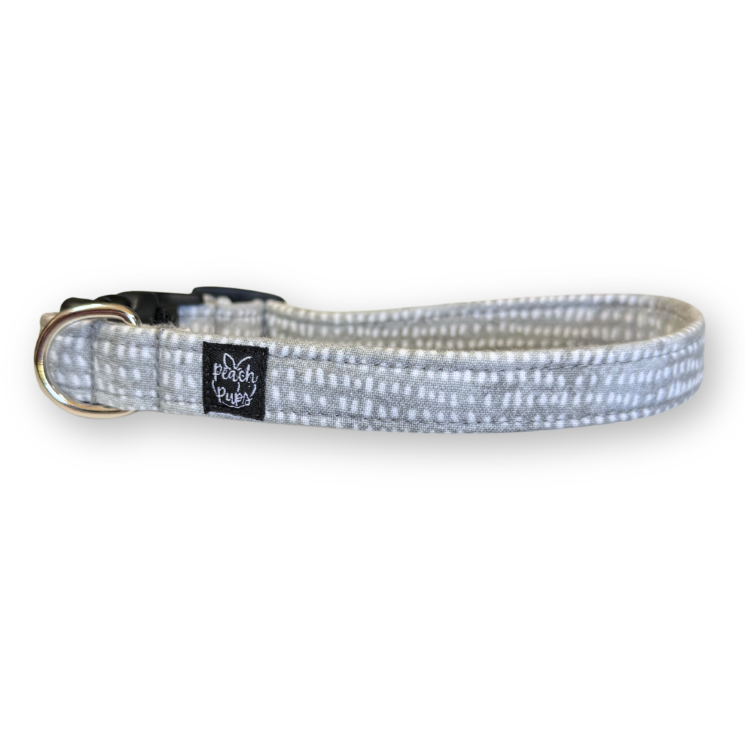 Grey Dots Collar