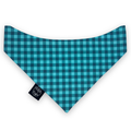 Teal Gingham Bandana