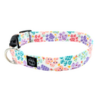 Floral Paw Prints Collar