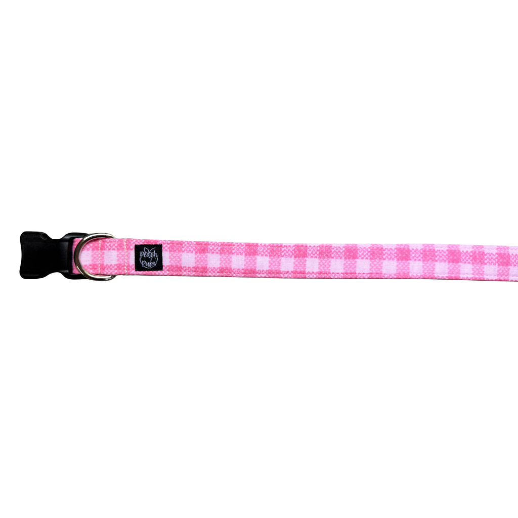 Pink Tweed Collar