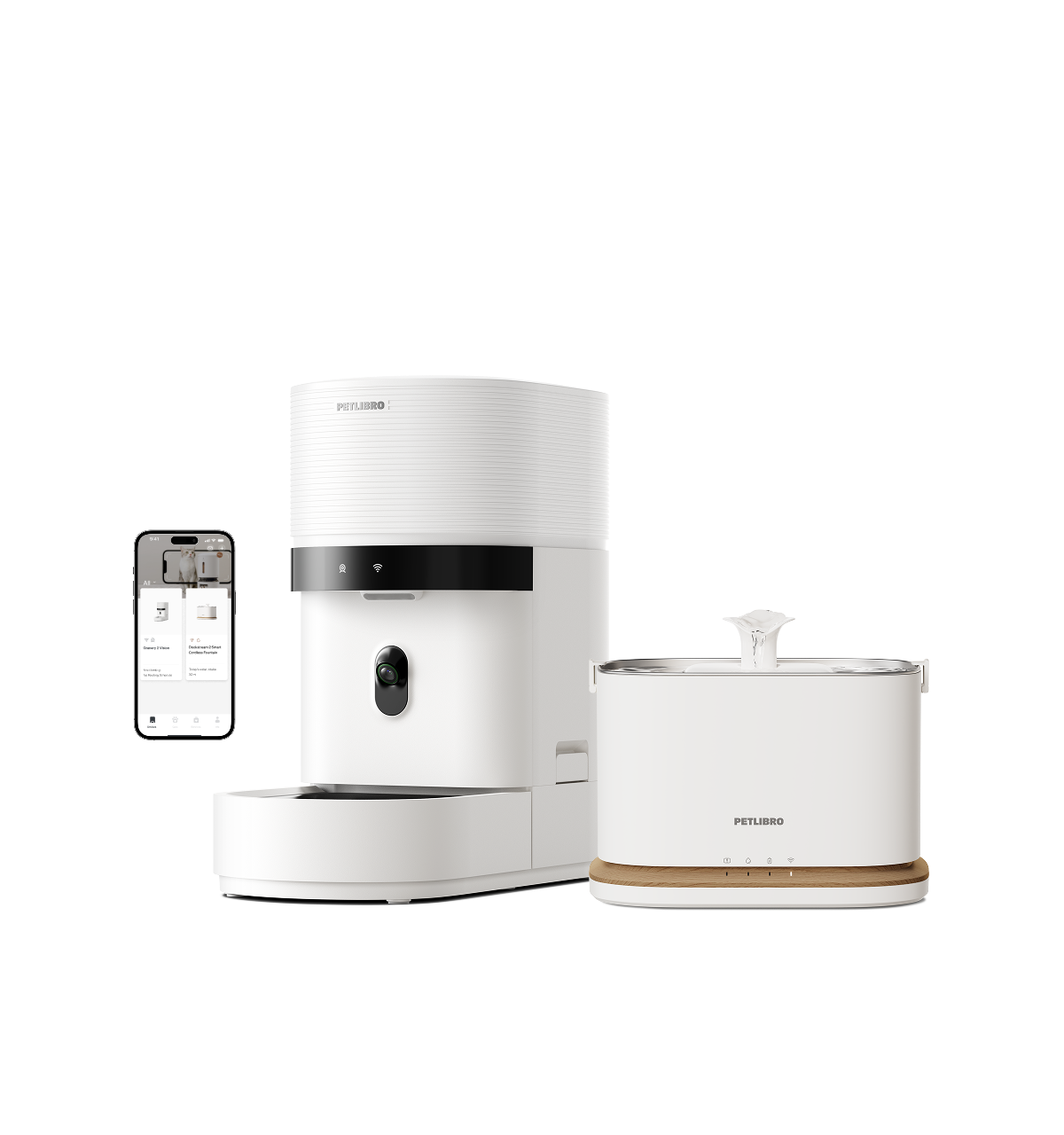 Granary 2 Vision & Dockstream 2 Smart Cordless Fountain Bundle - JiangPet